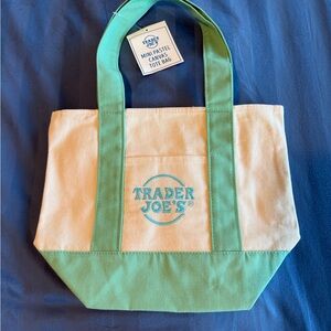 Trader Joe’s Mini Canvas Pastel Tote